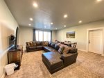 Large lower level family room